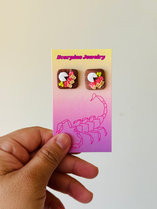 Charcuterie square studs